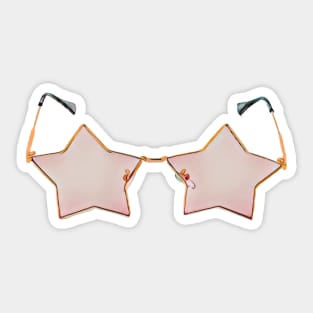 Star Shaped Sunglasses Sticker